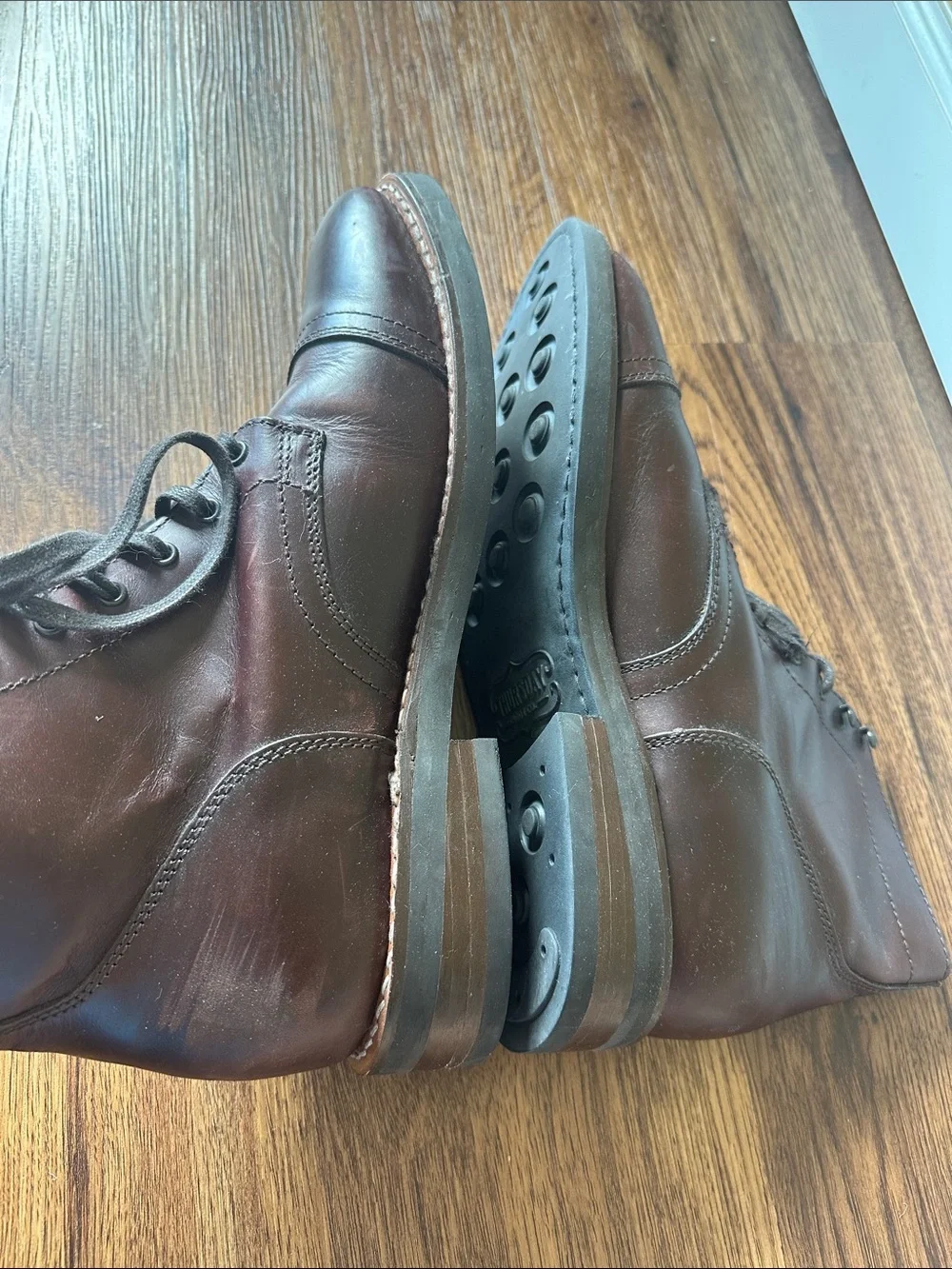 Thursday Boot Company Mens Captain Brown Leather Lace Up Ankle Boots Size US 11